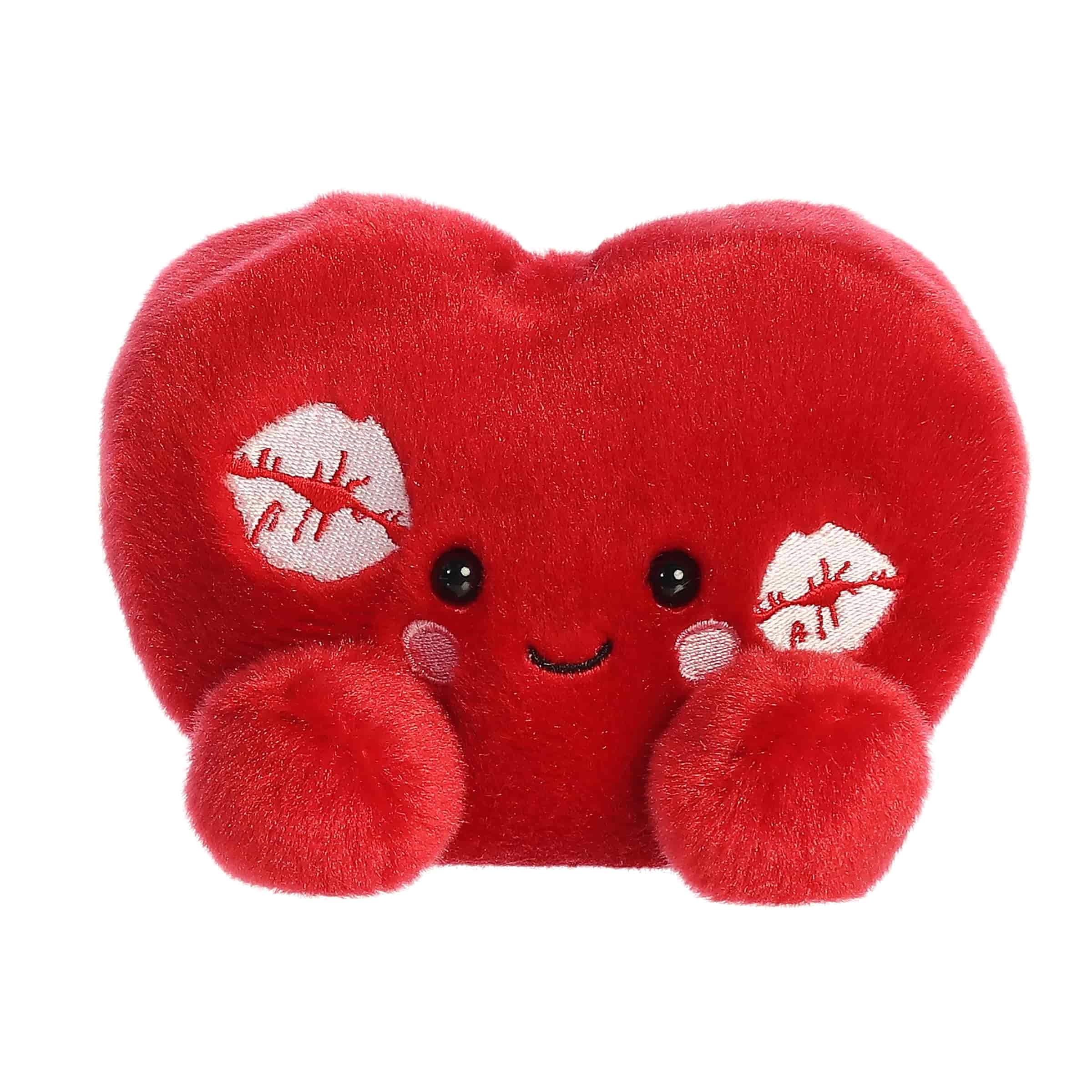 Amazon.com: Aurora Adorable Palm Pals Kimi Kisses Heart Stuffed