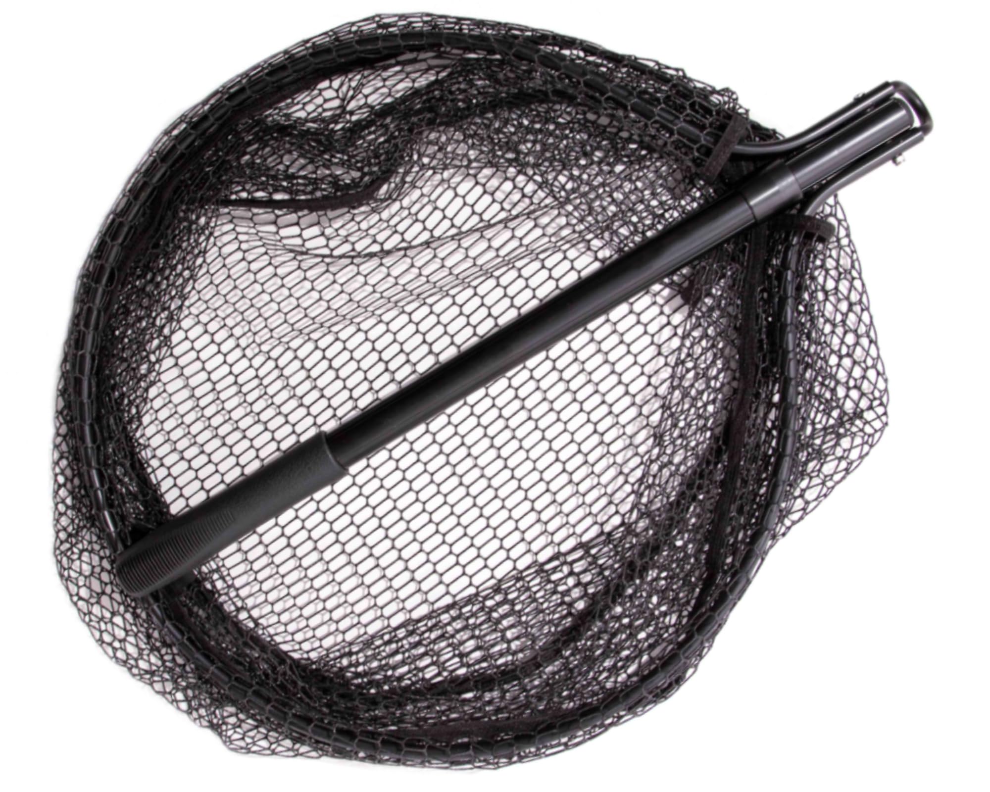 Wild Devil Baits Automatic Landing Net Einhand Spinn Kescher Raubfischkescher Faltbar Gummiert