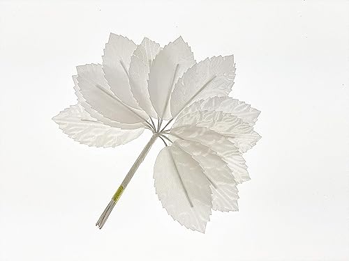 Miniatura 4 de CalCastle Craft Hojas artificiales de hojas de seda, ramillete, boutonniere, accesorio de decoración de fiesta de flores, ramo de decoración de