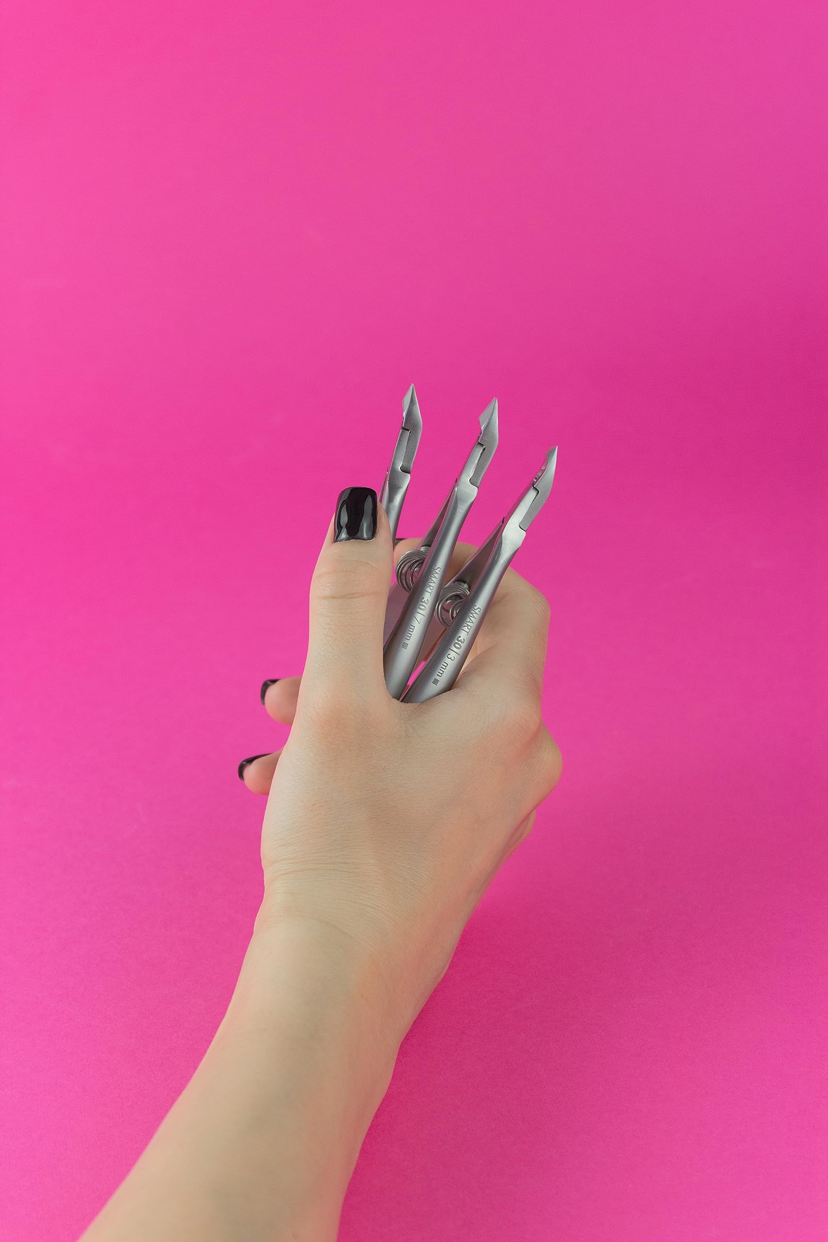 STALEKS PRO by Natury Nails Pinza professionale per cuticole 5 mm. Acciaio inossidabile (Smart 30-5mm)