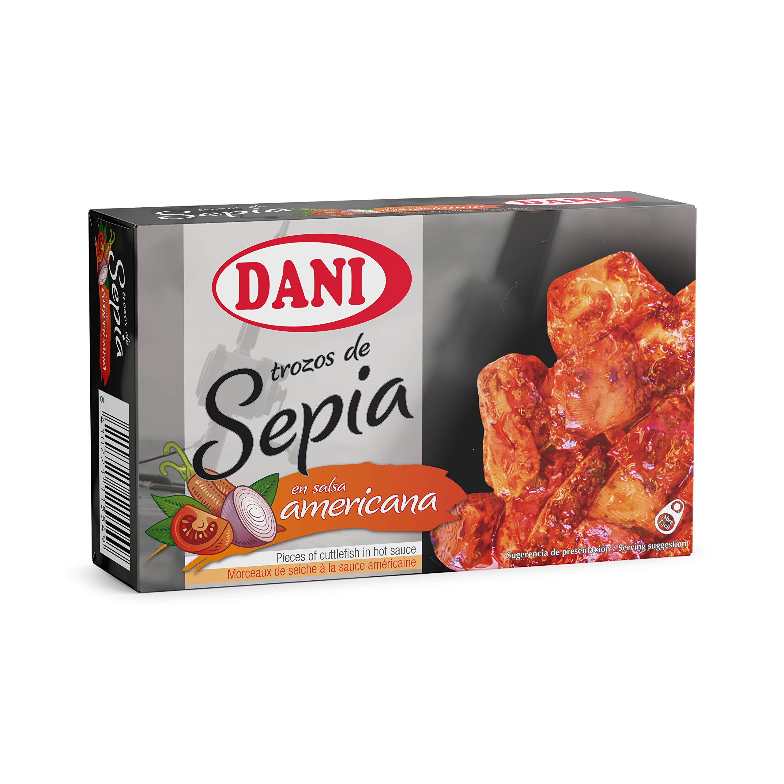 Dani Sepia trozos en salsa americana 6 x 106 gr