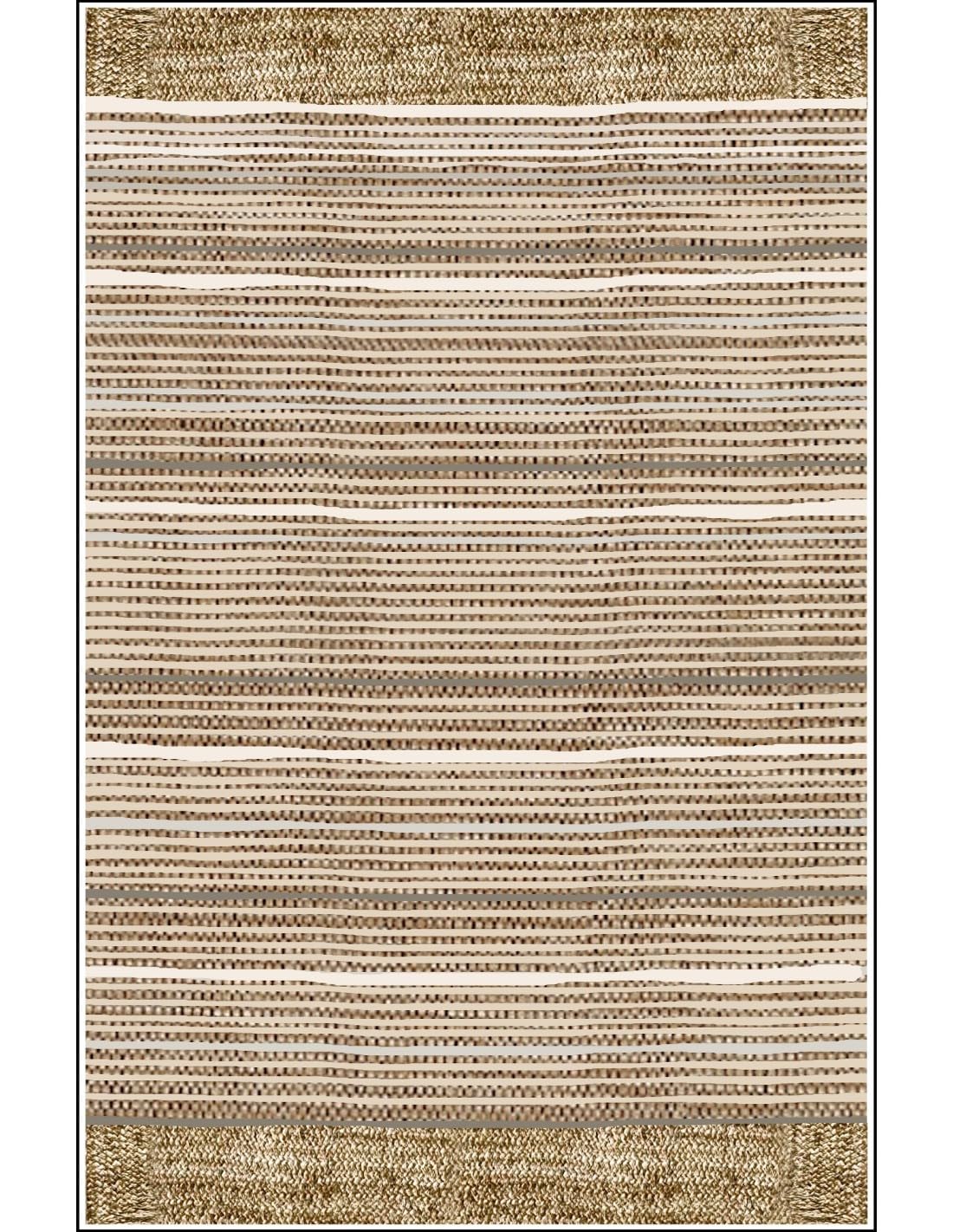 MANI TEXTILE Bahar Rug Beige White 160 x 230 cm