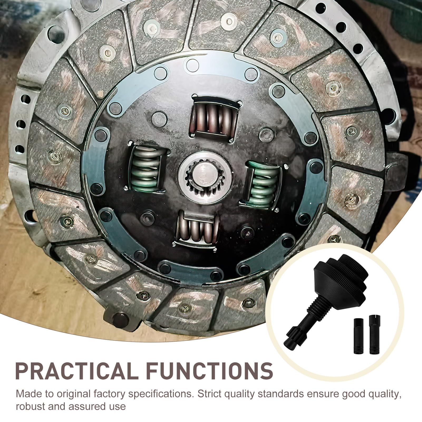 Utensile per L'allineamento dei Dischi di Frizione Universale, Strumento di Allineamento della Frizione Universale per Auto, Kit Professionale per l'Allineamento dei Dischi di Frizione