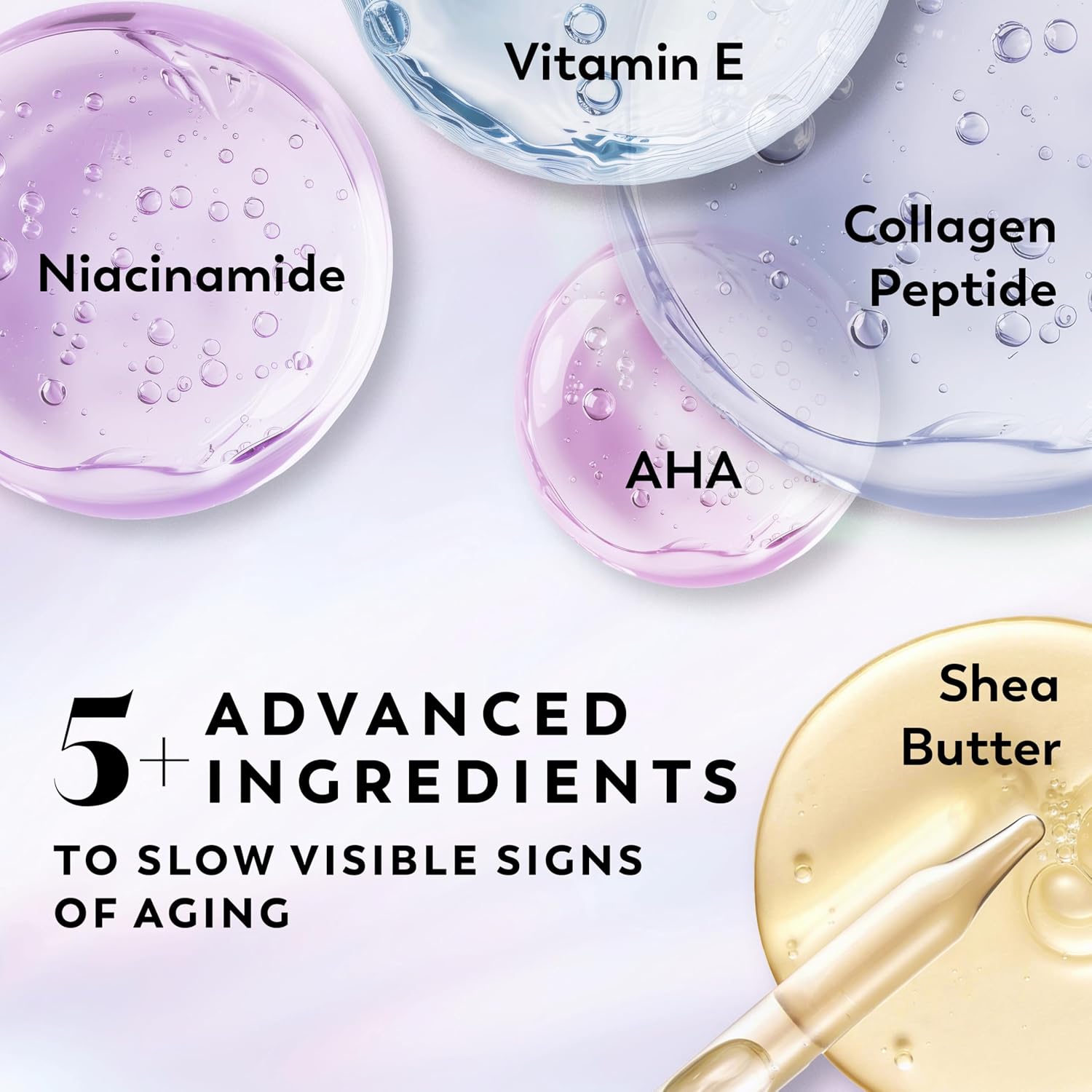 Olay Super Serum Body Cream for Dry Skin, 24hr Long Lasting Hydration, 5+ Ingredient Serum Complex for Bright Even Firm Luminous Skin, Sweet Vanilla & Soft Wood Scent,10 fl oz - Image 3