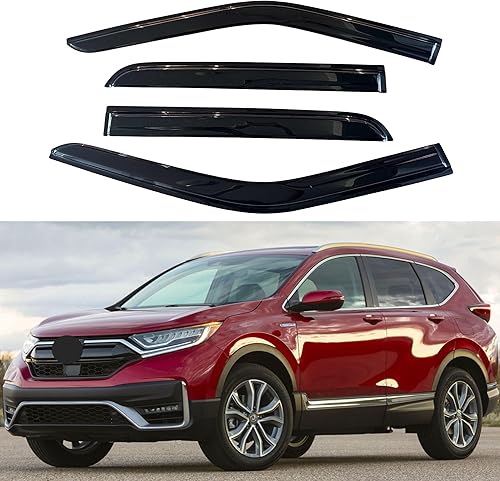 Miniatura 10 de IMMORTAL GROUP Visor de ventana compatible con Kia Sorento 2010-2015, protector de lluvia, cinta extraduradera, deflector de ventana de ventilación