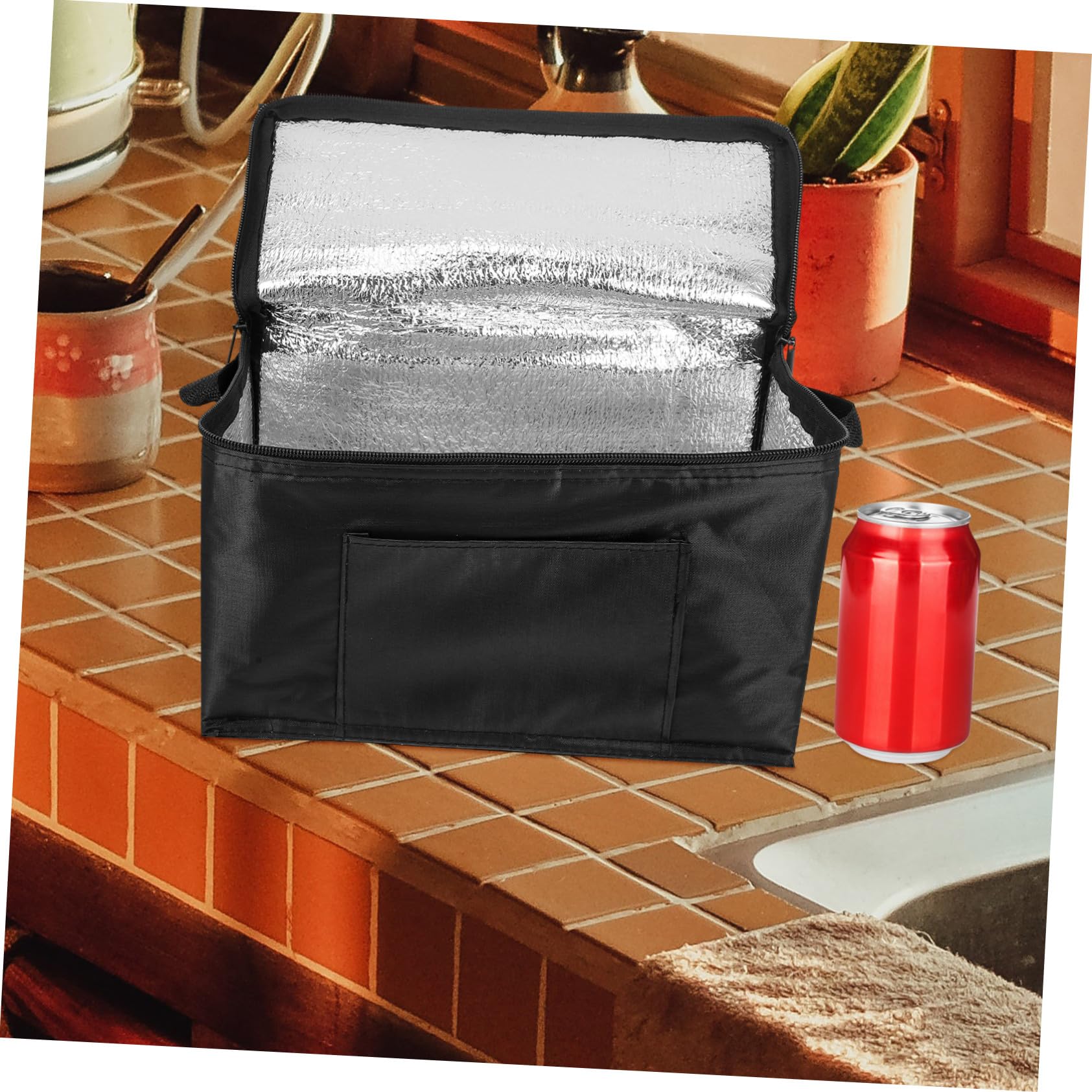 Bolsa Isotérmica Portátil de Oxford Bolsa de Almuerzo Aislada con Asa para Picnic Camping Trabajo y Almacenamiento de Alimentos