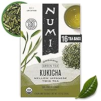 Vista 30 de Numi Té verde orgánico con jazmín, 100 bolsas de té verde con jazmín real