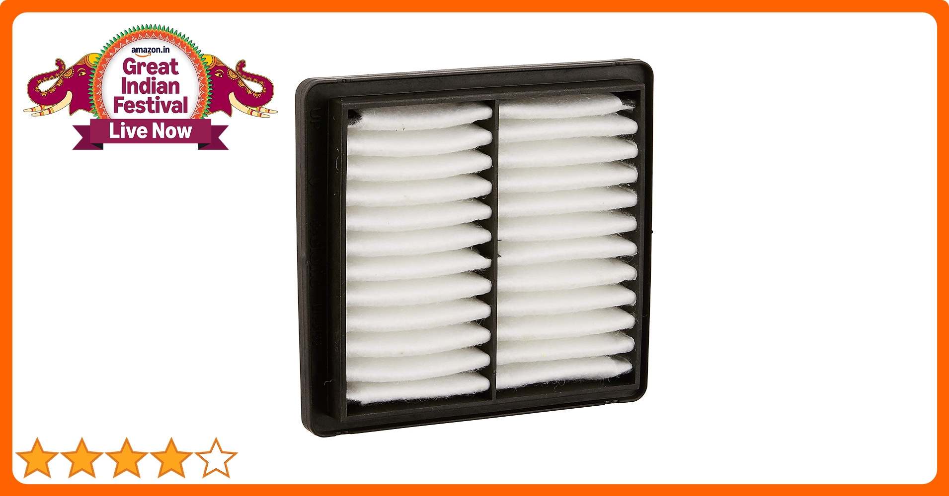 Elofic EK-5133 Bike Air Filter for Maruti Suzuki Gixxer
