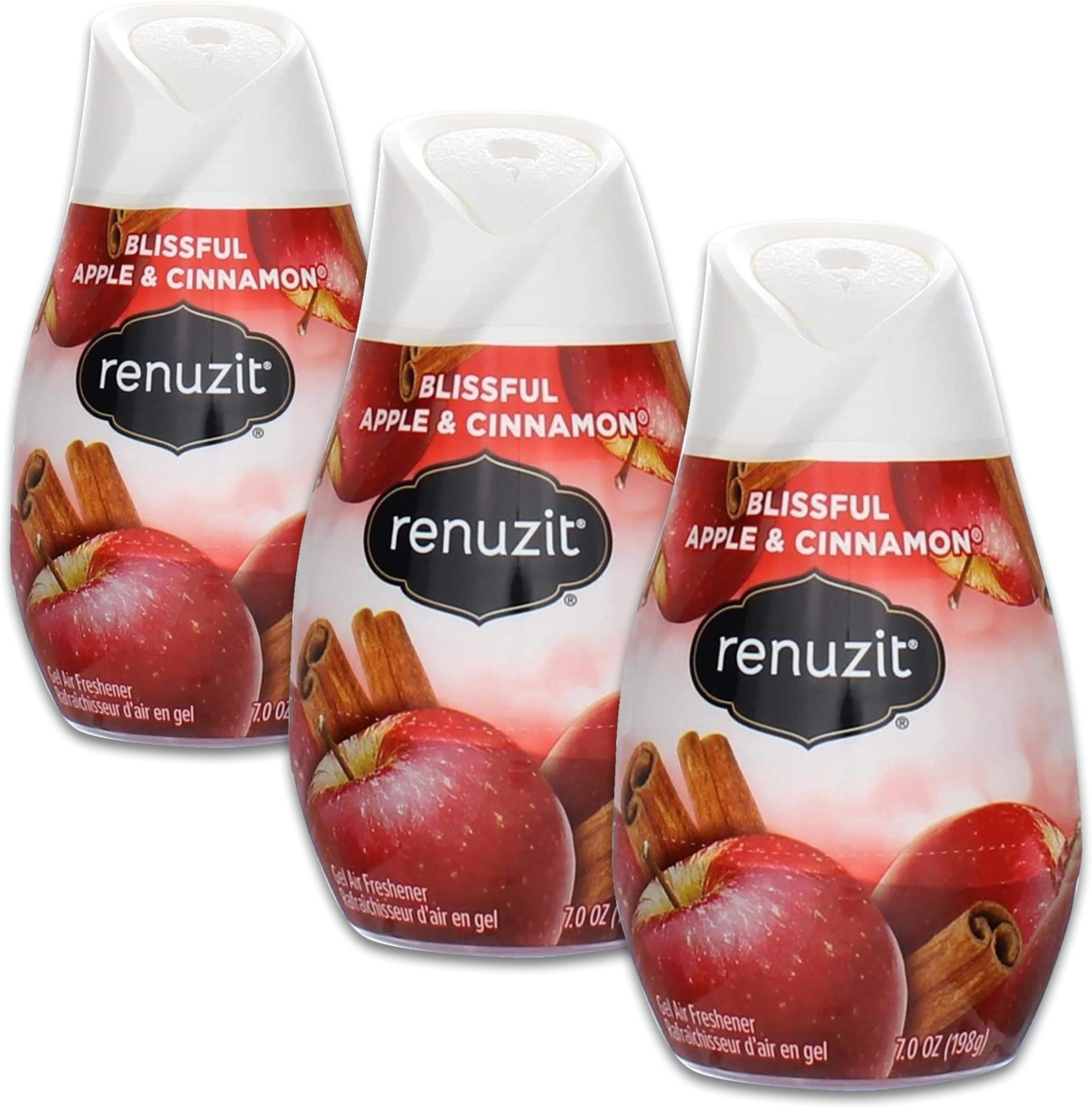 Renuzit Fresh Picked Collection Gel Air Freshener, Apple