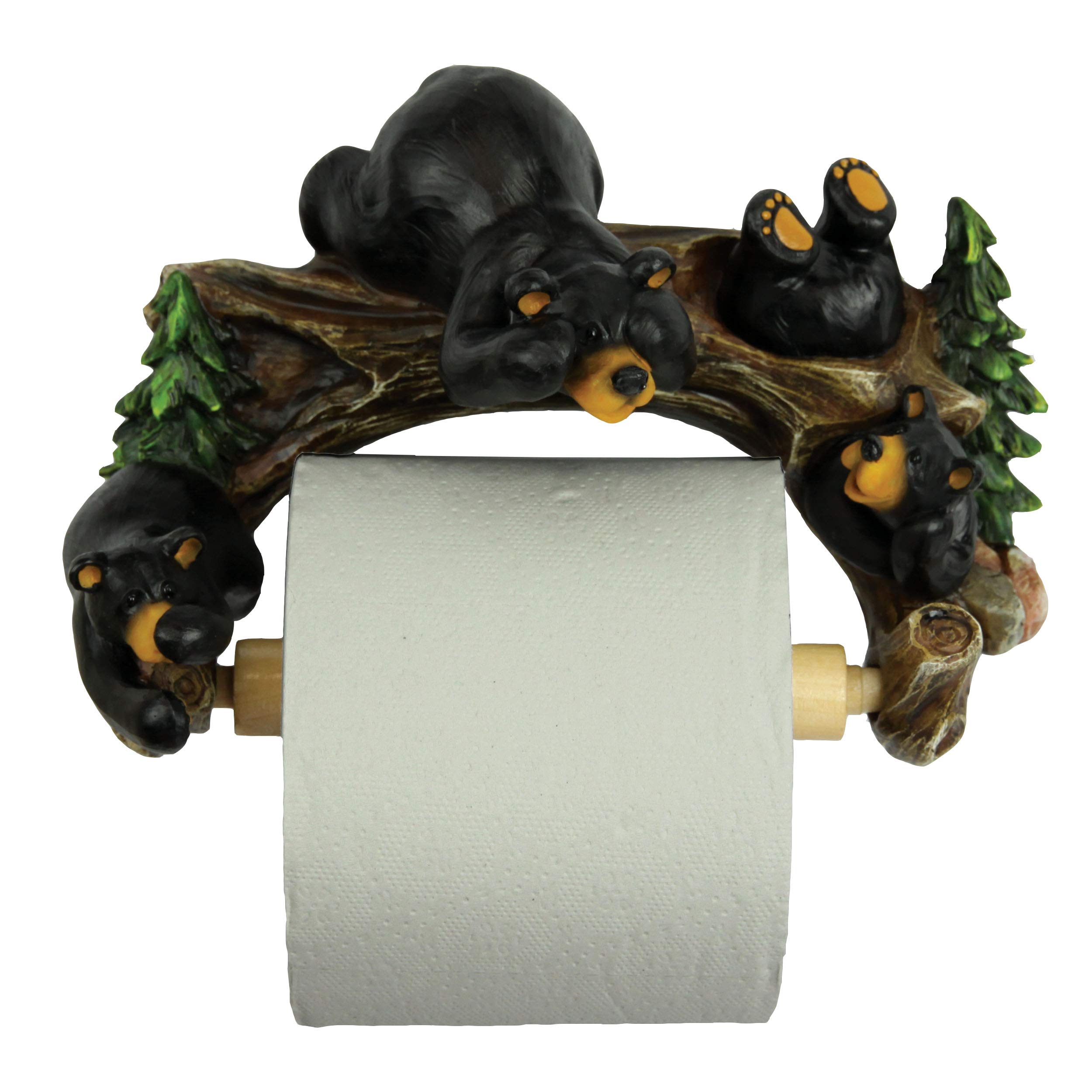 Rivers Edge Products Rivers Edge Products Toilet Paper Holder - Wall-Mounted Poly Resin Toilet Roll Holder - Novelty