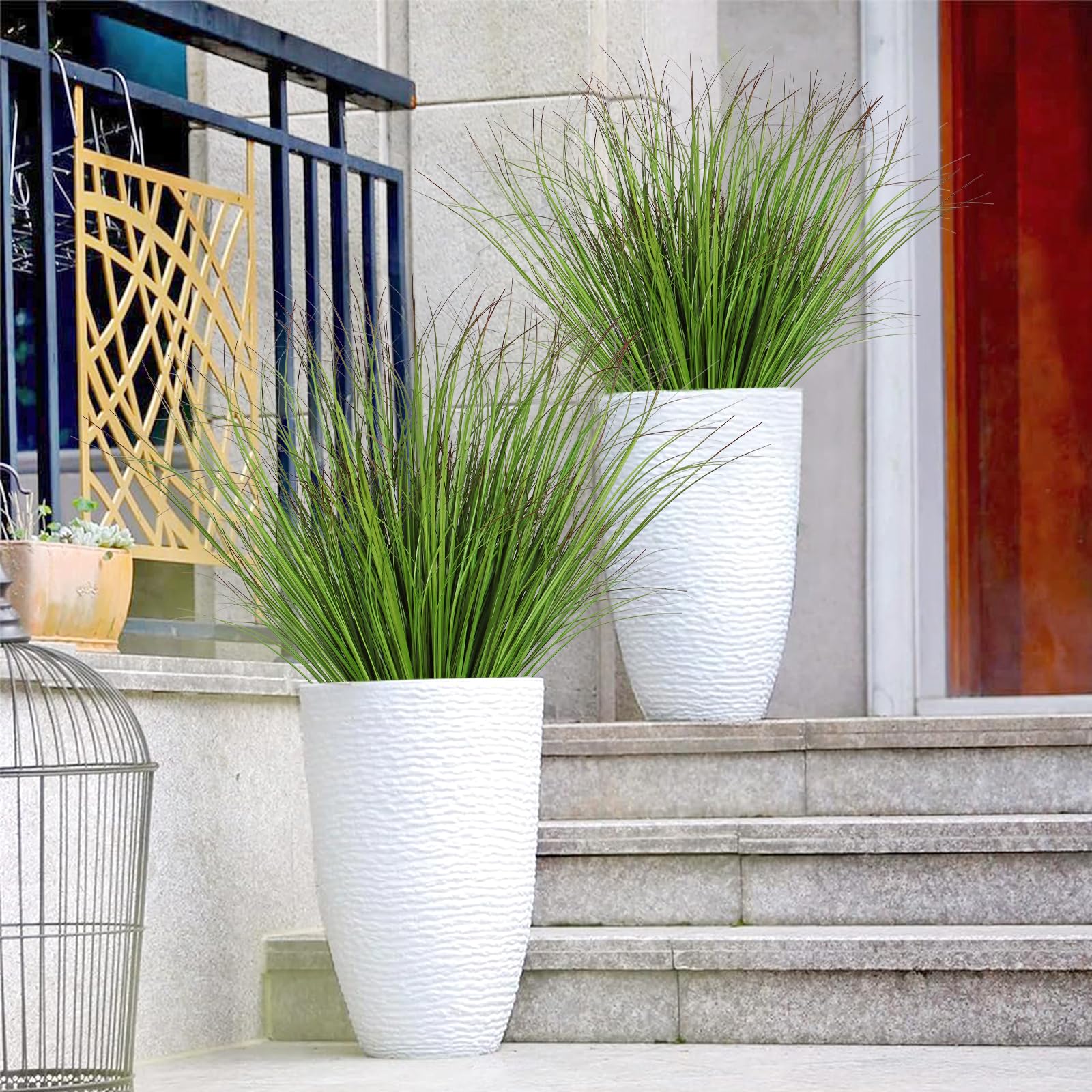 Herbes Artificielles Décoratives Lot 12 12 Herbes Décoratives Artificielles – 52 Cm, Résistantes Aux UV – Pour Jardin, Balcon, Terrasse – Vert Naturel Plante Verte Artificielle Herbes Artificielles Décoratives Lot 12 12 Herbes Décoratives Artificielles – 52 Cm, Résistantes Aux UV – Pour Jardin, Balcon, Terrasse – Vert Naturel Plante Verte Artificielle