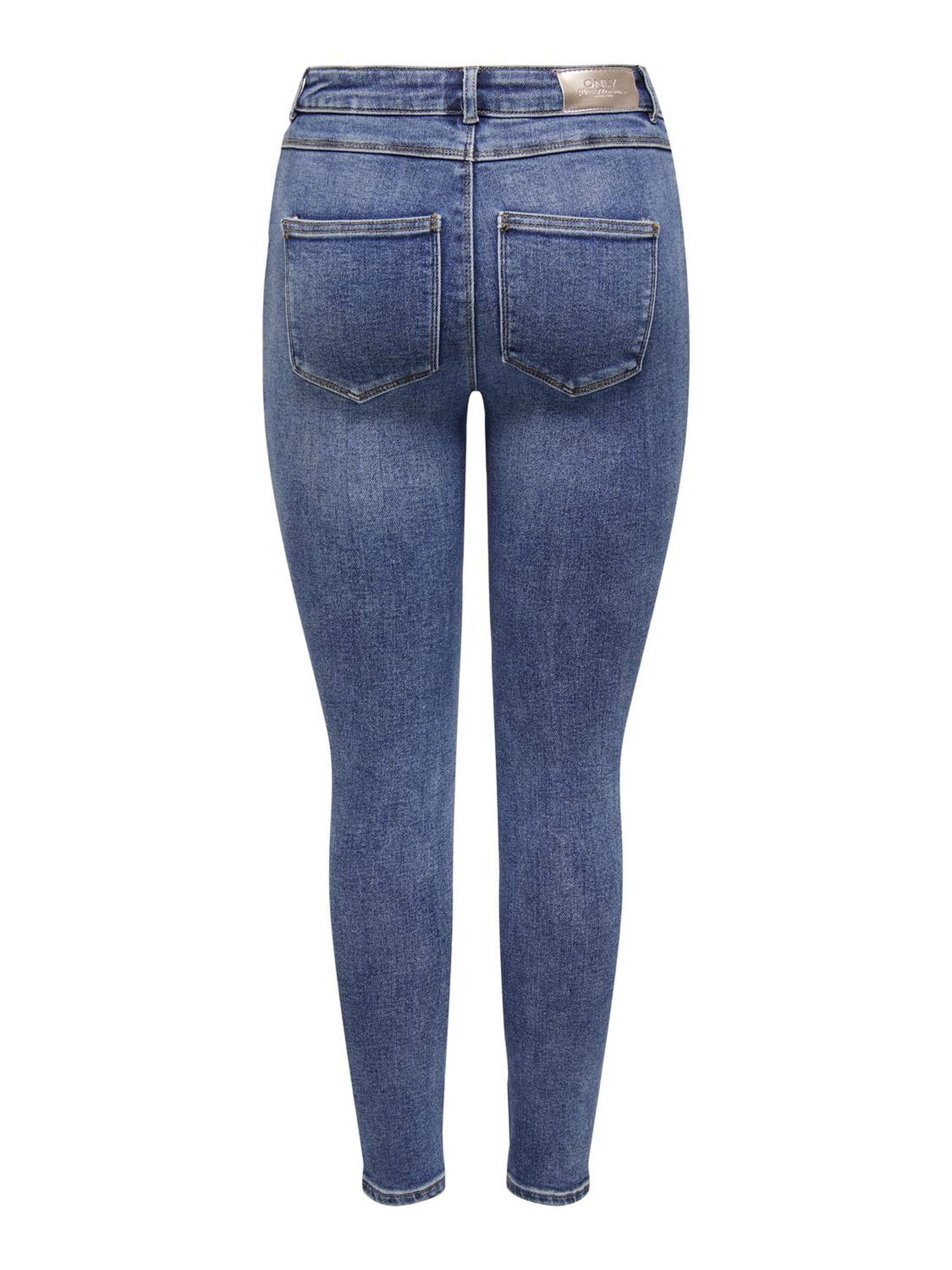ONLY Damen ONLMILA HW SK ANK BB JEANS BJ13994 NOOS Skinny Jeans,, per pack Blau (Medium Blue Denim Medium Blue Denim), W31/L30 (Herstellergröße: 31)