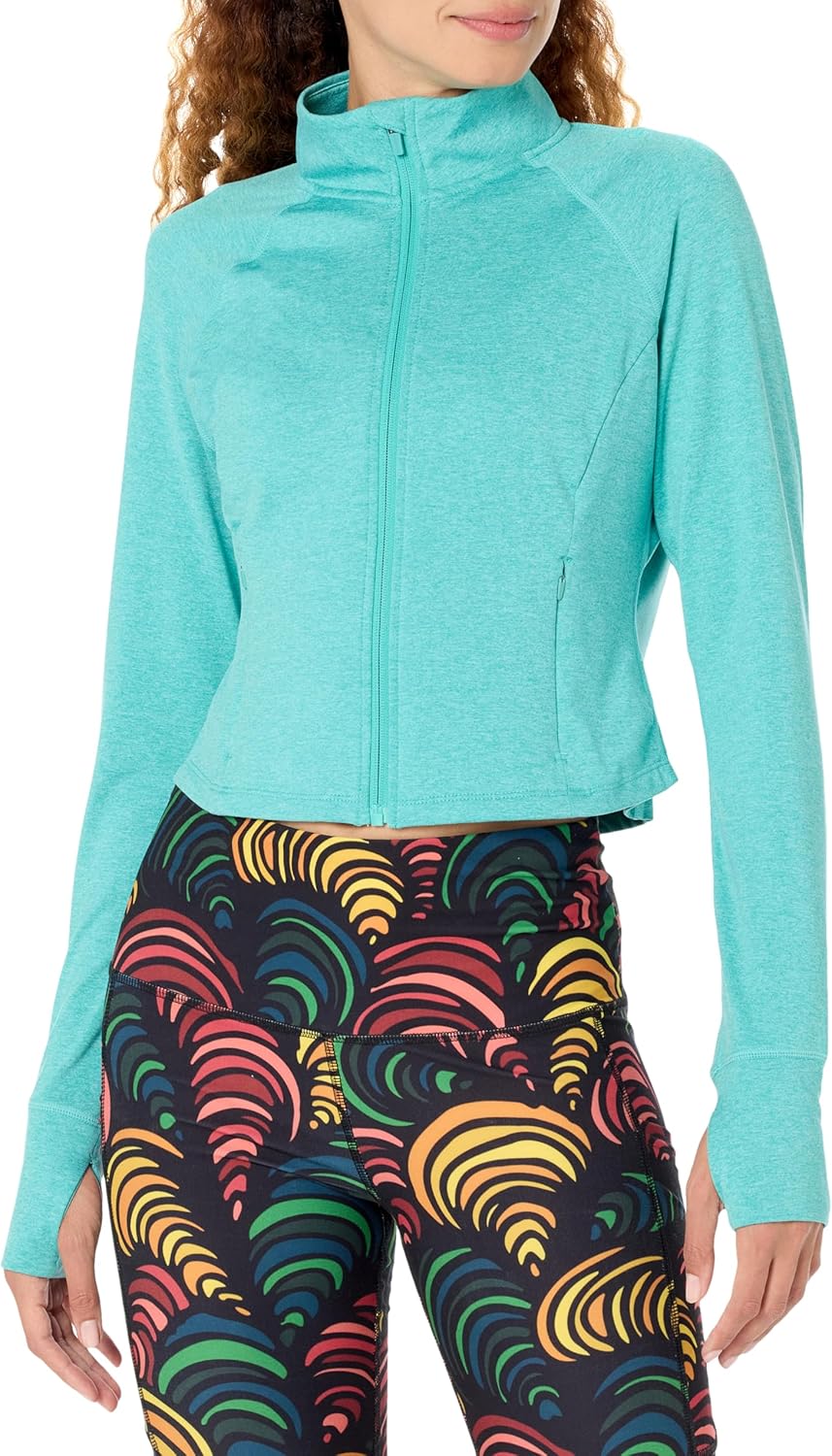 Danskin Cropped Melange Jacket