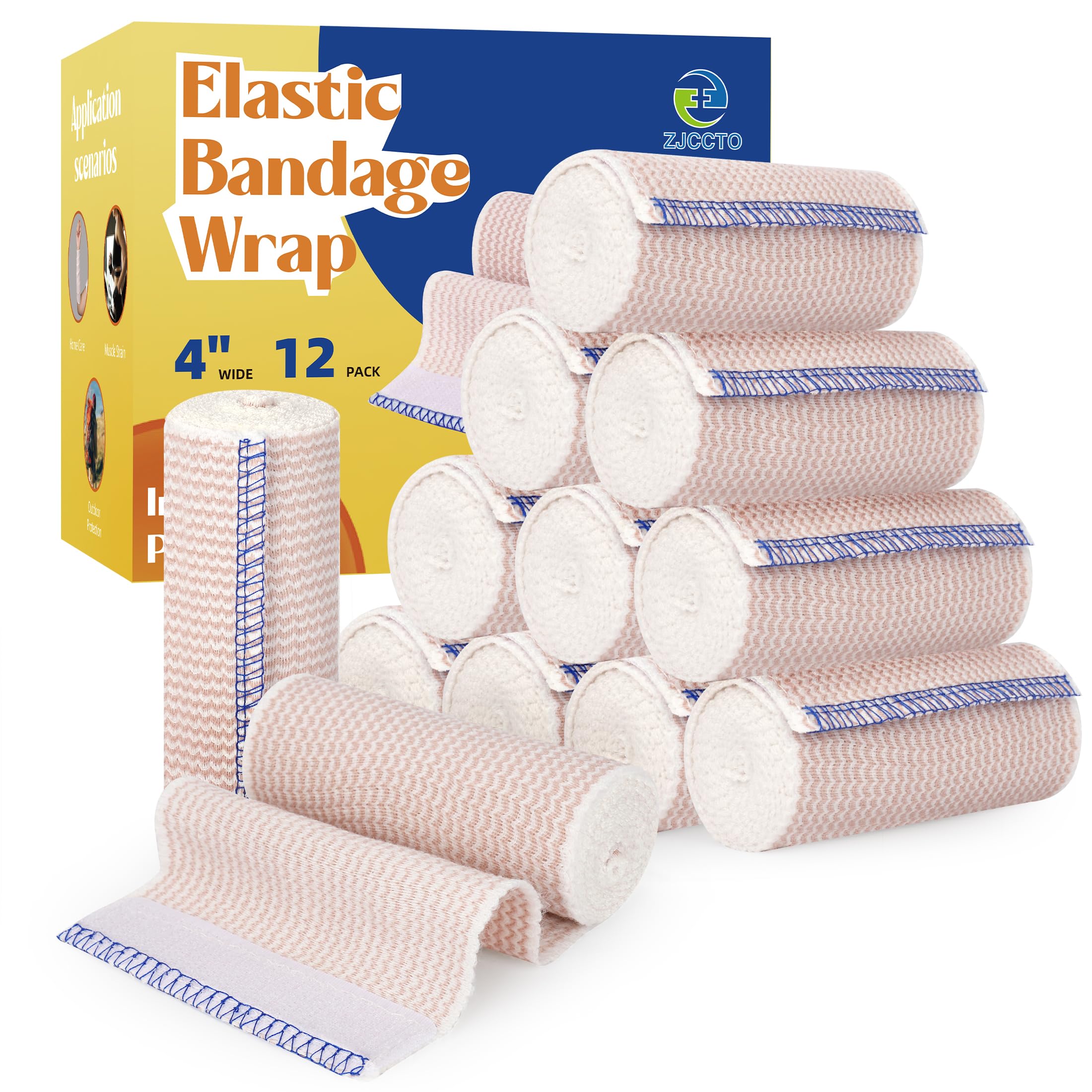 6" Elastic Bandage Wrap Compression Bandage for Waist Leg, 2 Pack — Amazon image 10