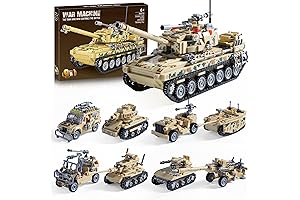 Military Tank Building Blocks Set (1176 Pieces)