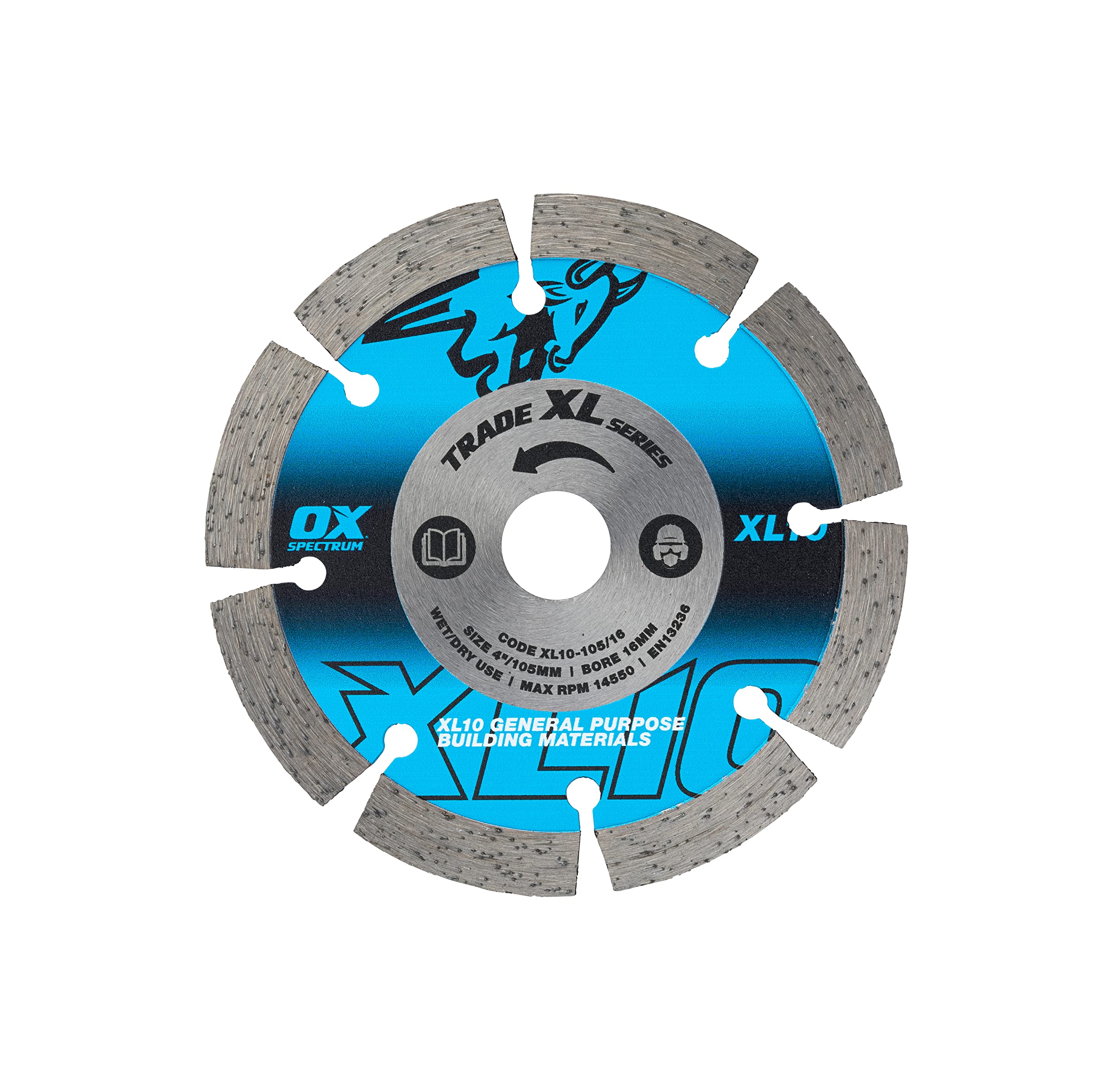 OX Trade XL-10 Segmented Diamond Blade - General Purpose - 105/16mm