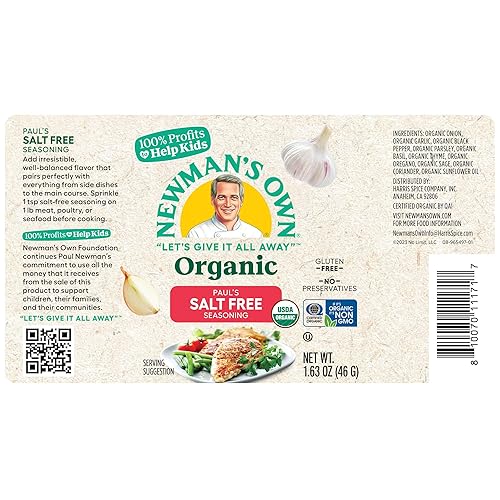 Miniatura 3 de Newman's Own Paquete de condimentos orgánicos sin sal  (juego de 3) condimentos sin sal, cítricos de ajo, italiano