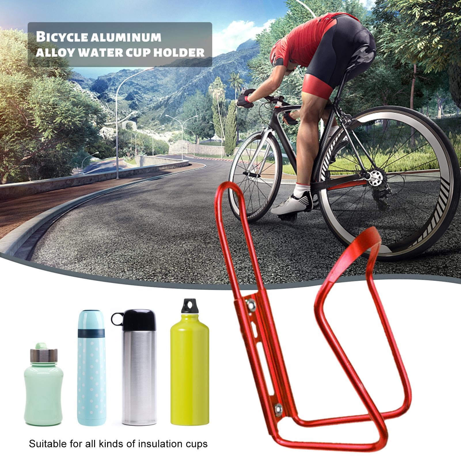 Porte-Bouteille Pour Vélo,Porte-Gobelet Léger Et Flexible Pour Vélo