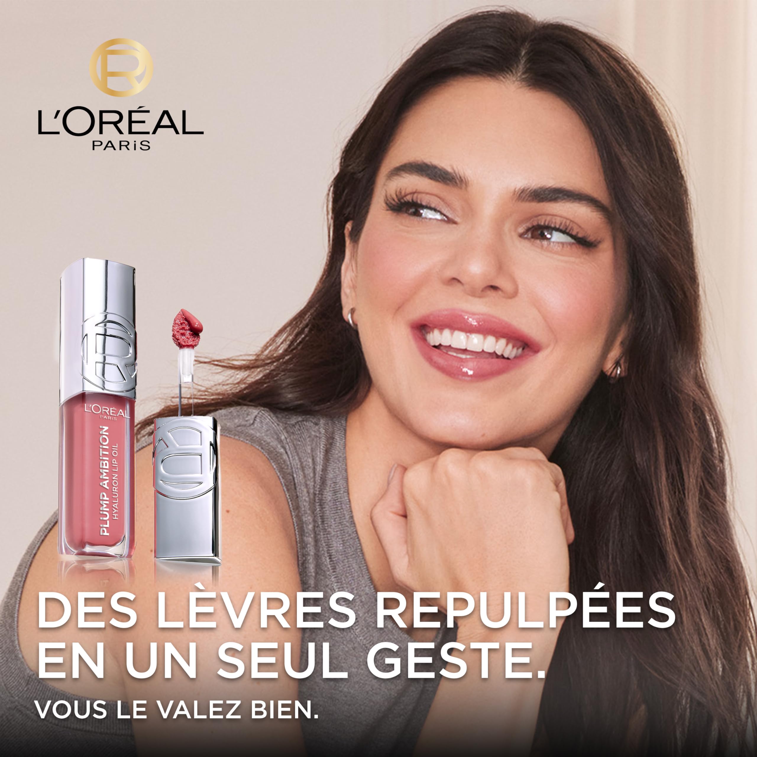L'Oréal Paris - Lip Kit - Crayon Contour des Lèvres Blurfiller & Huile à Lèvres Plump Ambition - Effet Flouté & Repulpant - Teinte : Worth It + Worth It