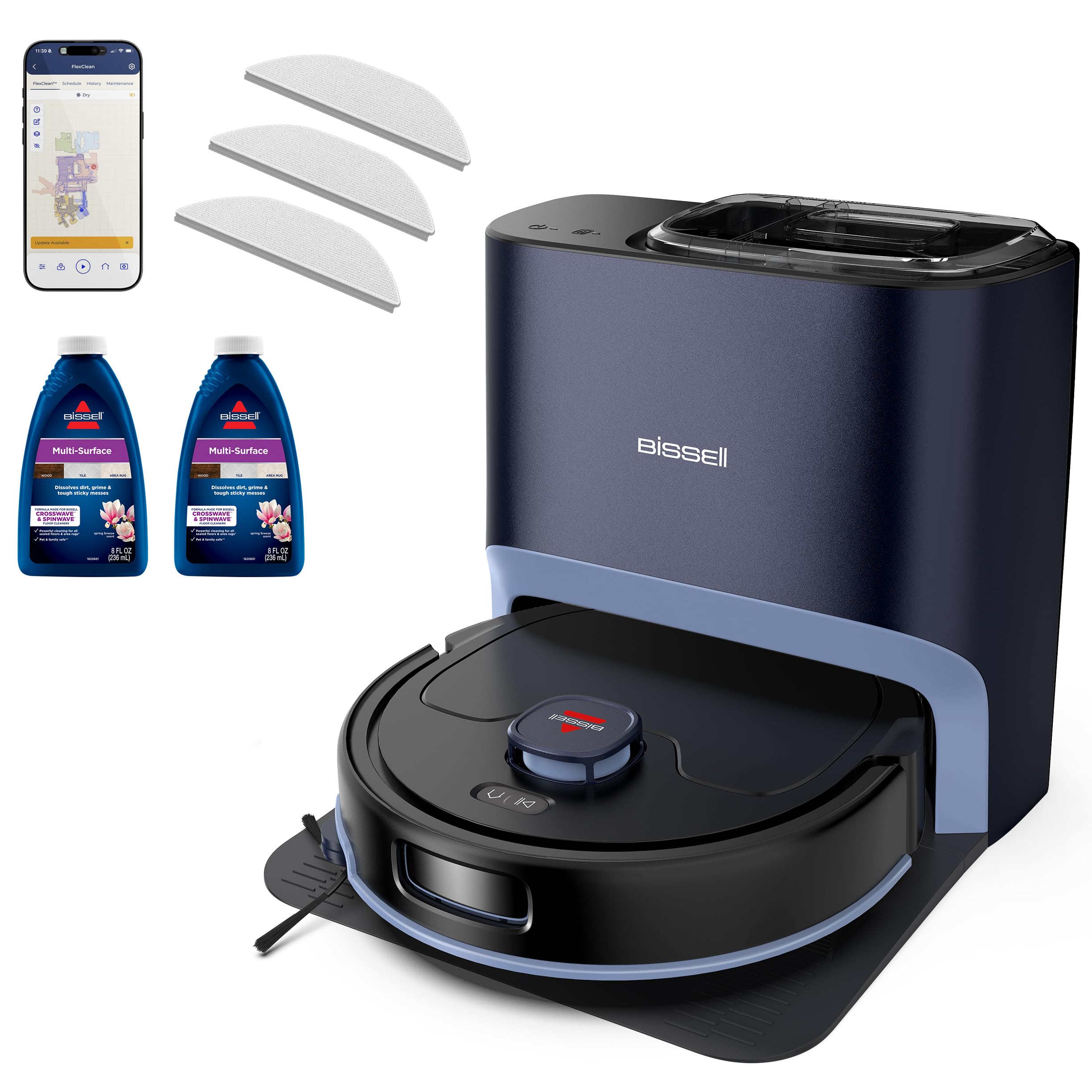 Bissell FlexClean FurForce Robot Mop Vacuum