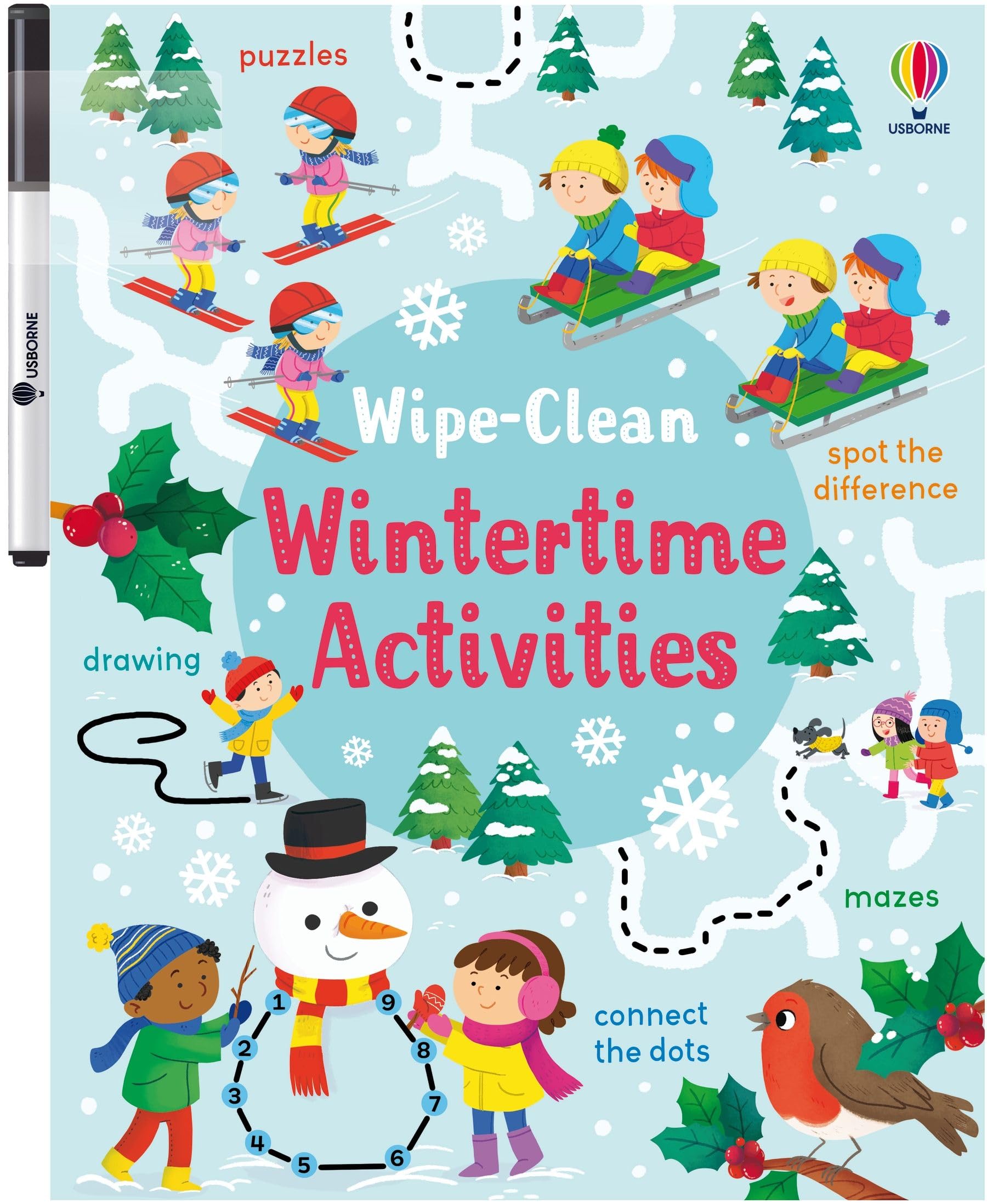 Wipe-Clean Wintertime Activities (Wipe-clean Activities)