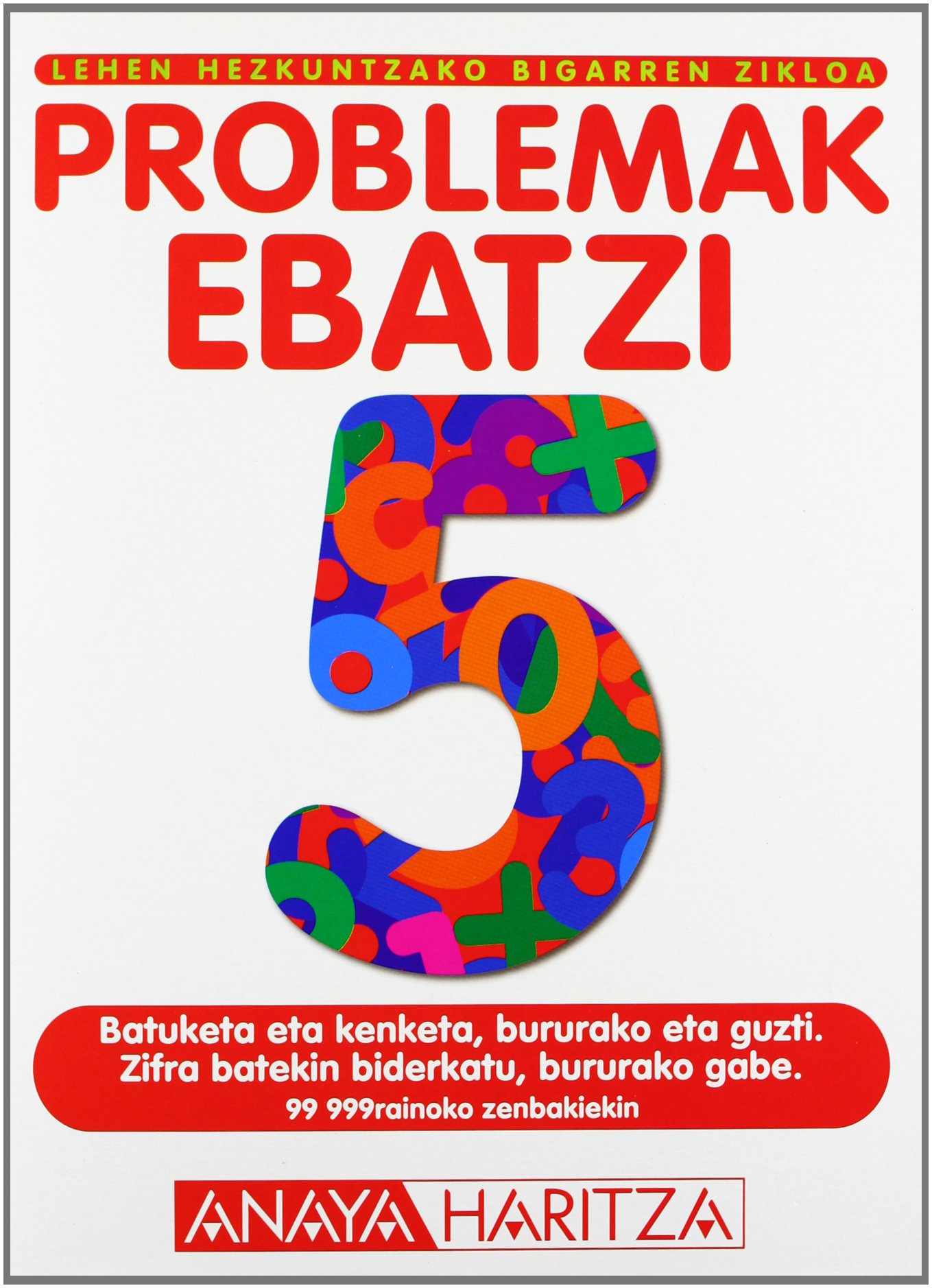 Problemak ebatzi 5. (Cuadernos Primaria (50))