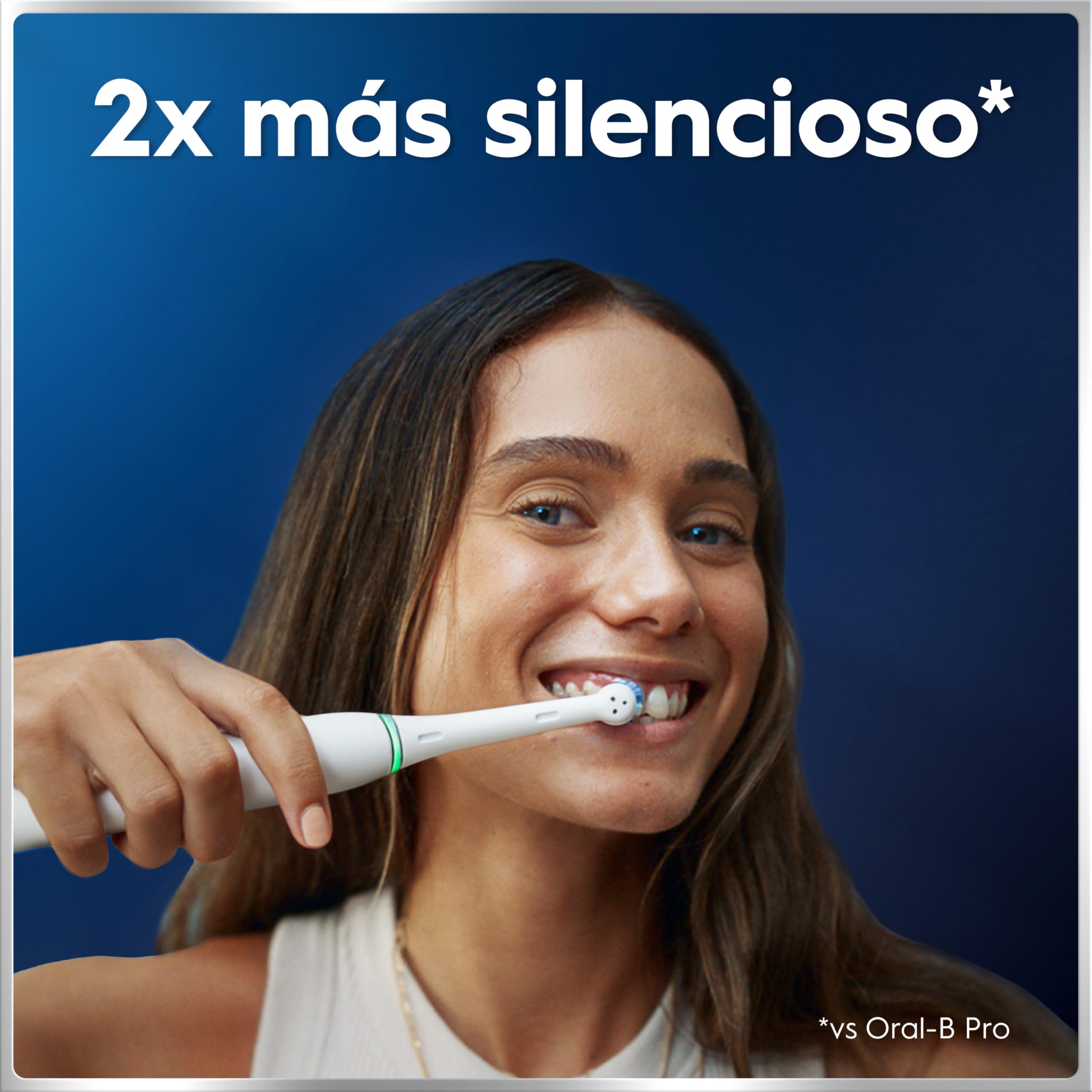 Oral-B iO 6N Cepillo de Dientes Eléctrico con 2 Cabezales, Blanco - Cepillo Dental con Sensor de Presión, 5 Modos de Cepillado con Blanqueamiento Dental, Visor Interactivo Y Estuche de Viaje