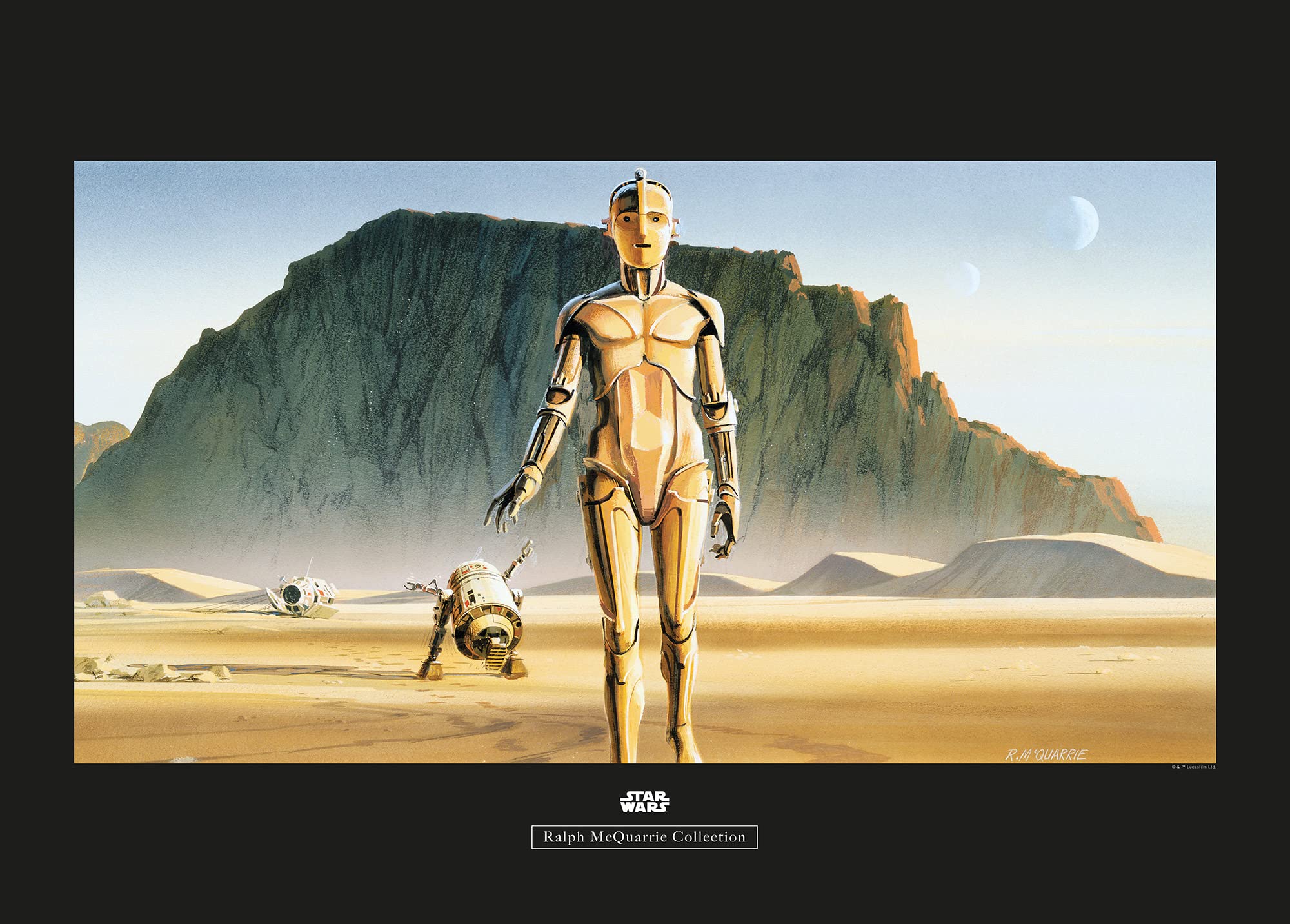 Komar Star Wars Classic RMQ Droids 70 x 50 cm Wall Picture Poster Art Print (without Frame)