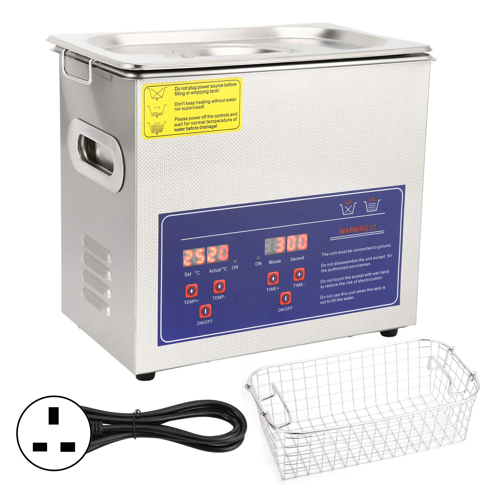 Buy 3.2L Ultrasonic Cleaner with Heater, PS‑20A Stainless Steel Timer