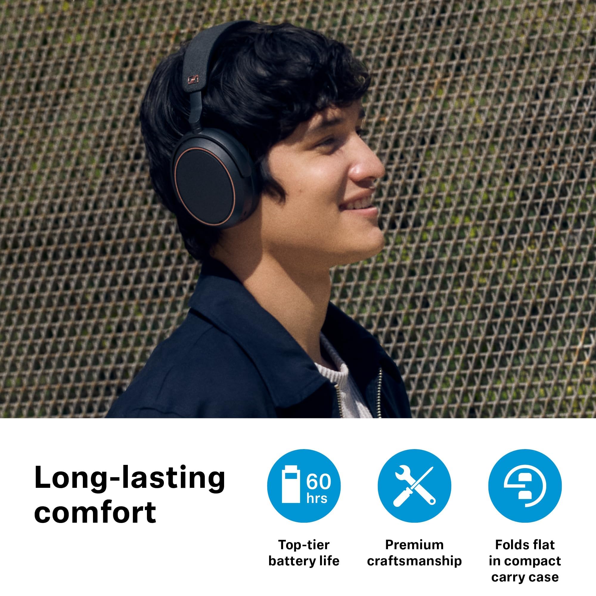 Sennheiser Momentum 4 Wireless Special Edition Headphone, Black