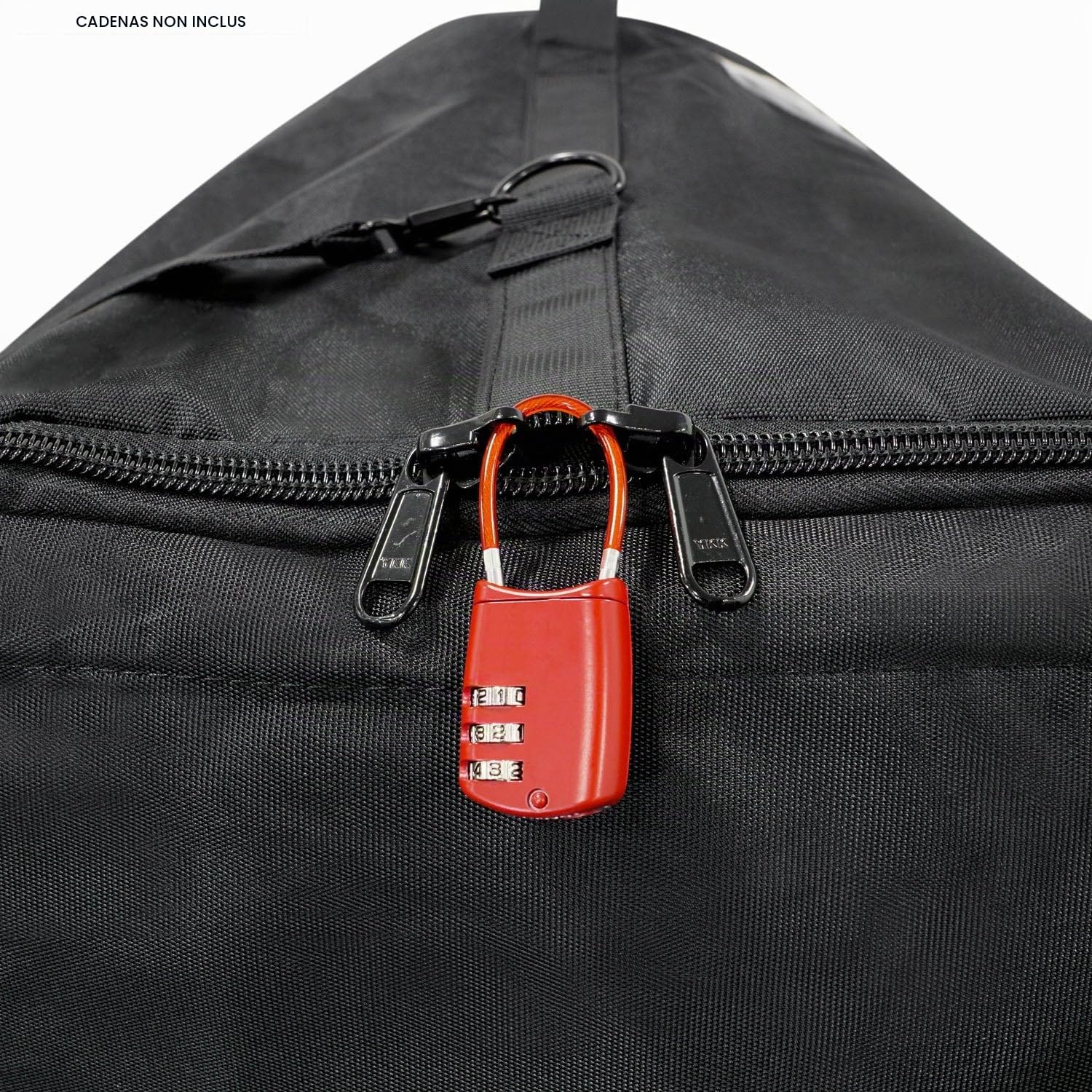 Meister Pack Duffel Bag - Housse de Voyage Imperméable pour Sacs à Dos jusqu'à 75L - Noir