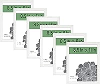 Vista 12 de MCS Gallery Essential - Marcos de fotos, juego de marcos de pared para galería de fotos, grano de madera natural, 8 x 8 pulgadas, paquete de 2