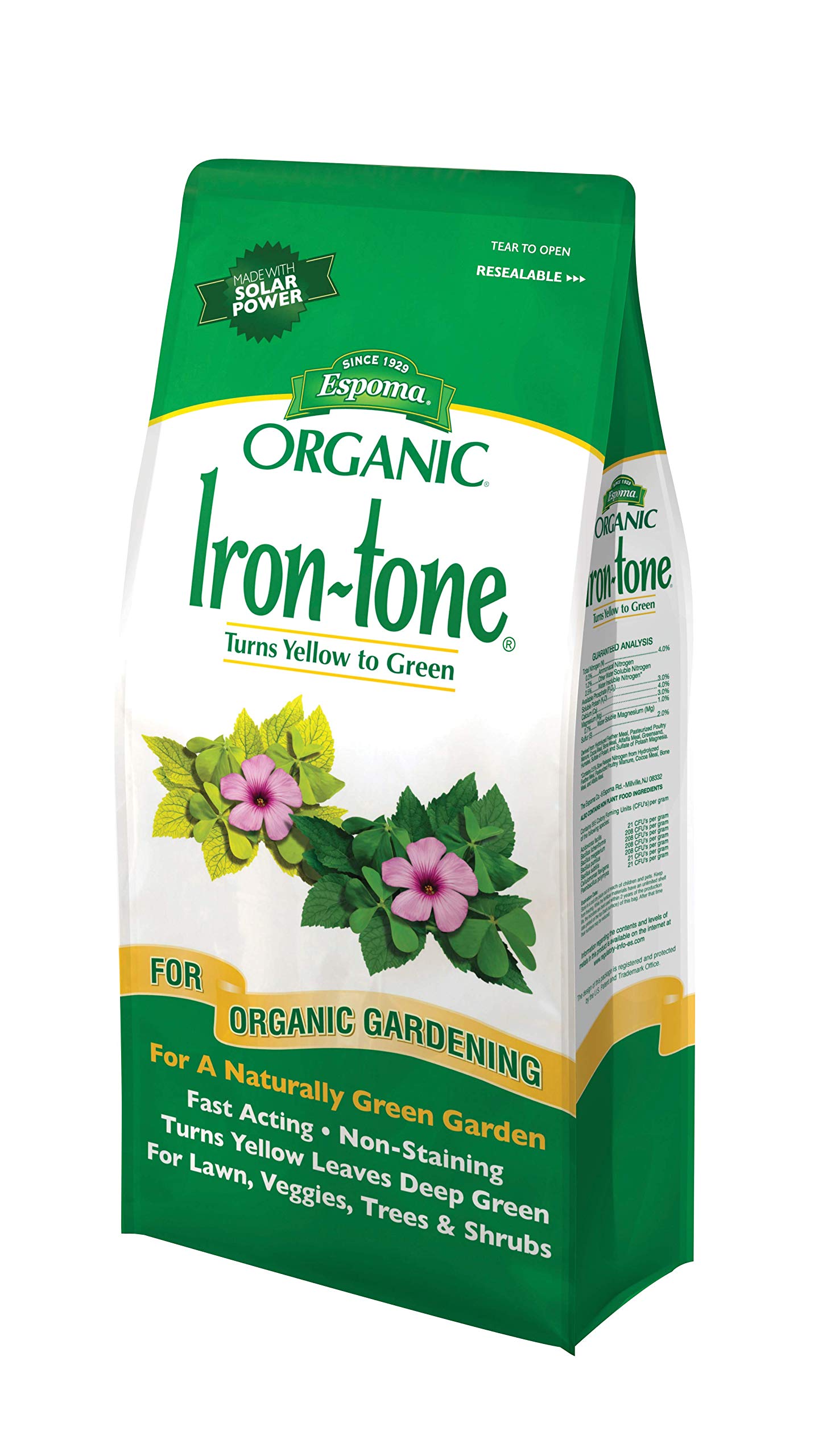 Buy Espoma Organic IronTone 303 Organic Fertilizer and Plant Food to