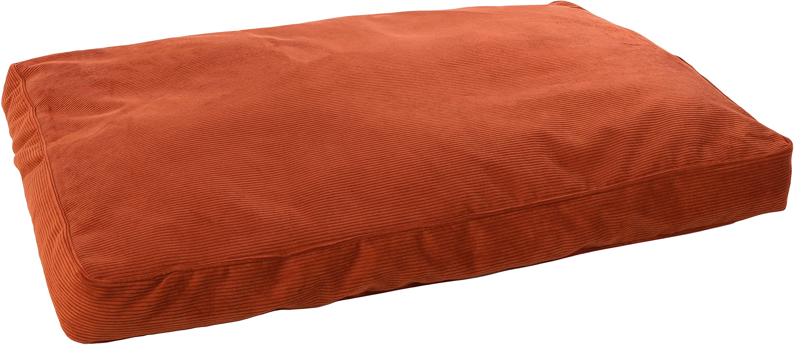 Cojín rectangular para asientos duros de 100x70 flamenco celeste desenfundable