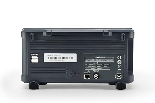 Miniatura 4 de Siglent Technologies SDS1202X-E osciloscopio digital de 200 mhz y 2 canales gris