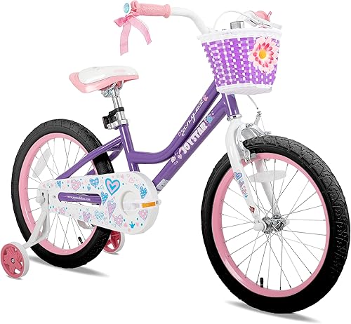 Miniatura 15 de JOYSTAR Angel Bicicleta para Niñas para Niñas Pequeñas y Niños de 2 a 13 Años, Bicicleta para Niños de 12, 14, 16, 18, 20 Pulgadas con Ruedas de