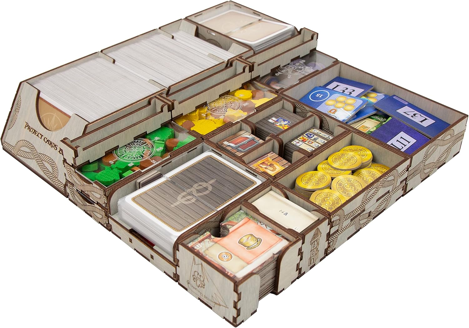 SMONEX Wooden Organizer Compatible with Maracaibo Board