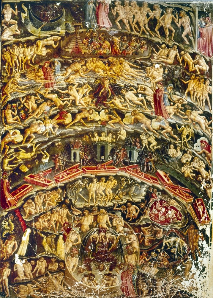 Amazon.com: Dante's Divine Comedy Nfrontispiece Poster Print