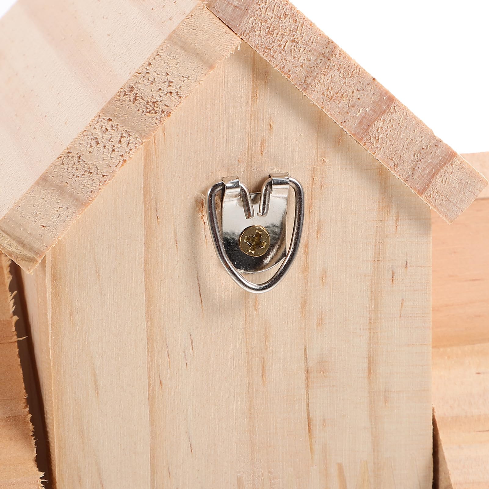 Toddmomy Casa de Madera para Colibríes de 6 Agujeros para Uso en Exteriores: Comedero para Pájaros Estacas para Jardín Pájaros Pequeños Colibríes Decorativos