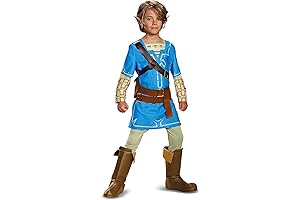 Disguise Boy's Deluxe Legend of Zelda Breath of the Wild Link Costume:...
