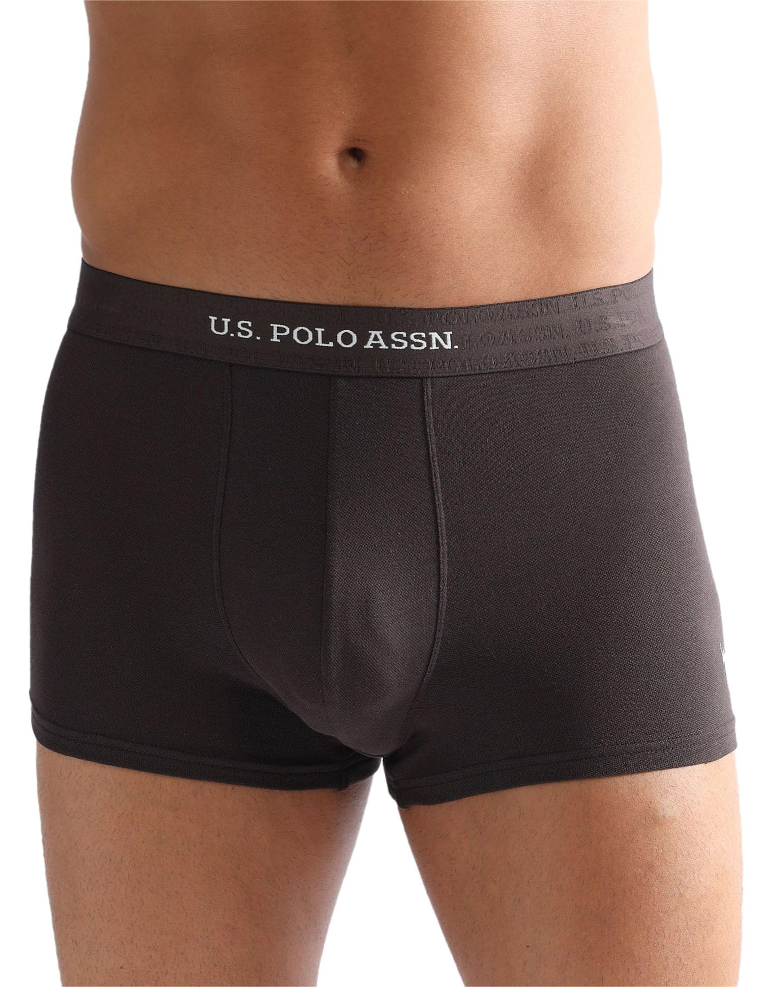 U.S. Polo Assn. Men's Anti Microbial Solid ET006 Underwear Trunks - Pack of 1-picture-39