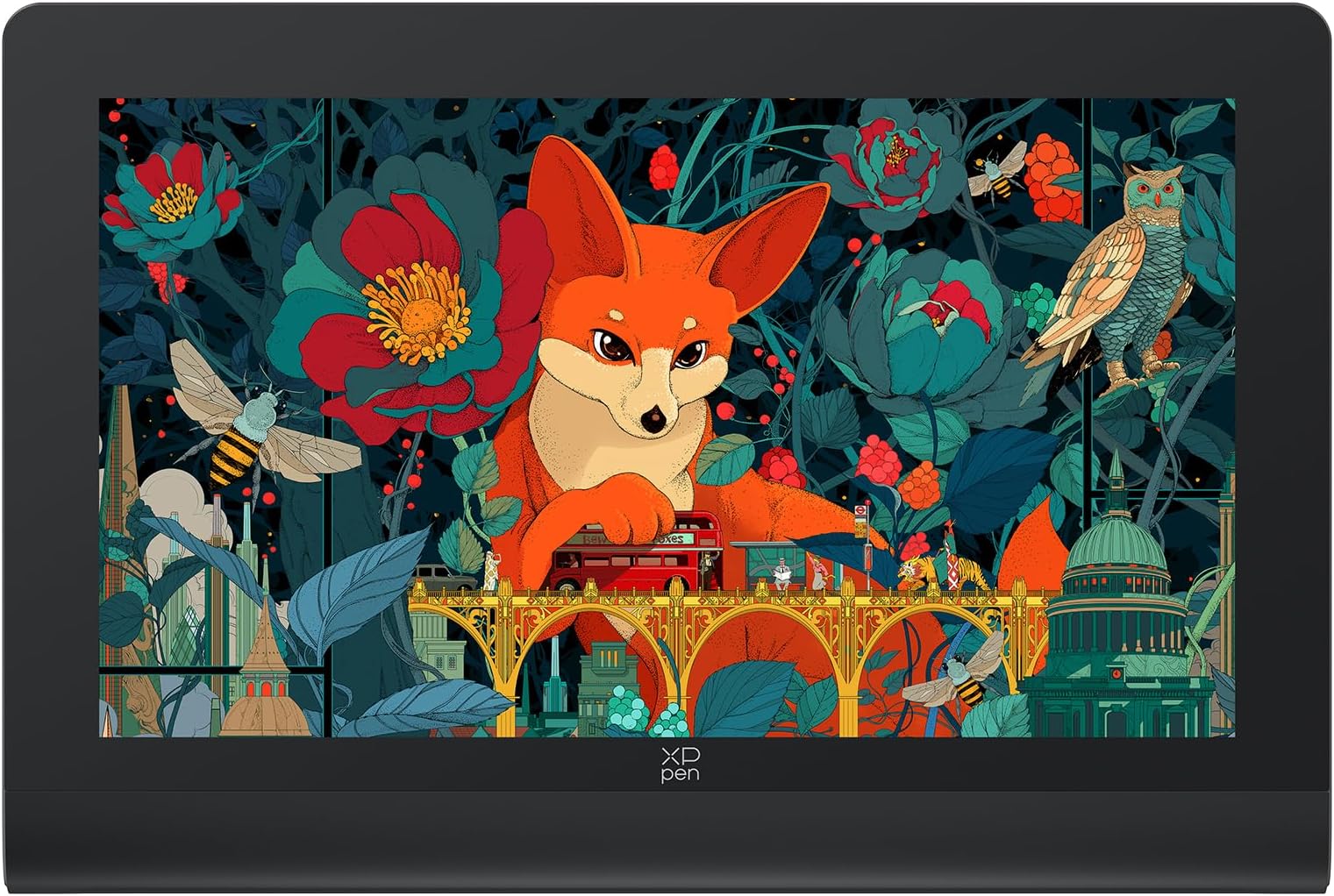 Artist Ultra 16 Drawing Tablet with 15.6" 4K OLED Display, Professional Graphics Tablet with Intuitive Touch Screen, Dual X3 Pro Stylus for Digital Drawing&Design, Compatible with Windows, Mac