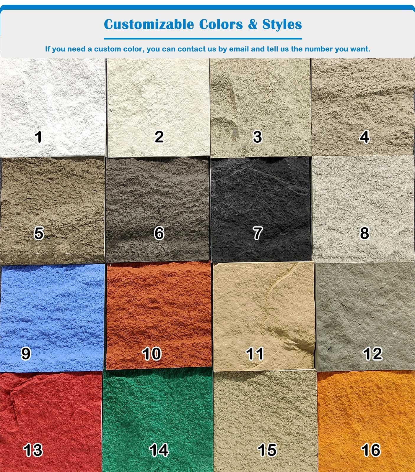 Paneles Decorativos para Pared Interior Exterior Paneles de Pared 3D con Textura de Baldosas de Piedra, Paneles de Revestimiento de Pared de PU Impermeables, para Decoración de Interiores Residenciale