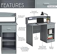 Vista 4 de Techni Mobili Escritorio moderno para oficina, color gris
