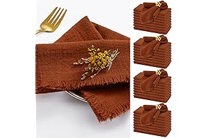 Antique Rust Terracotta Cocktail Napkin