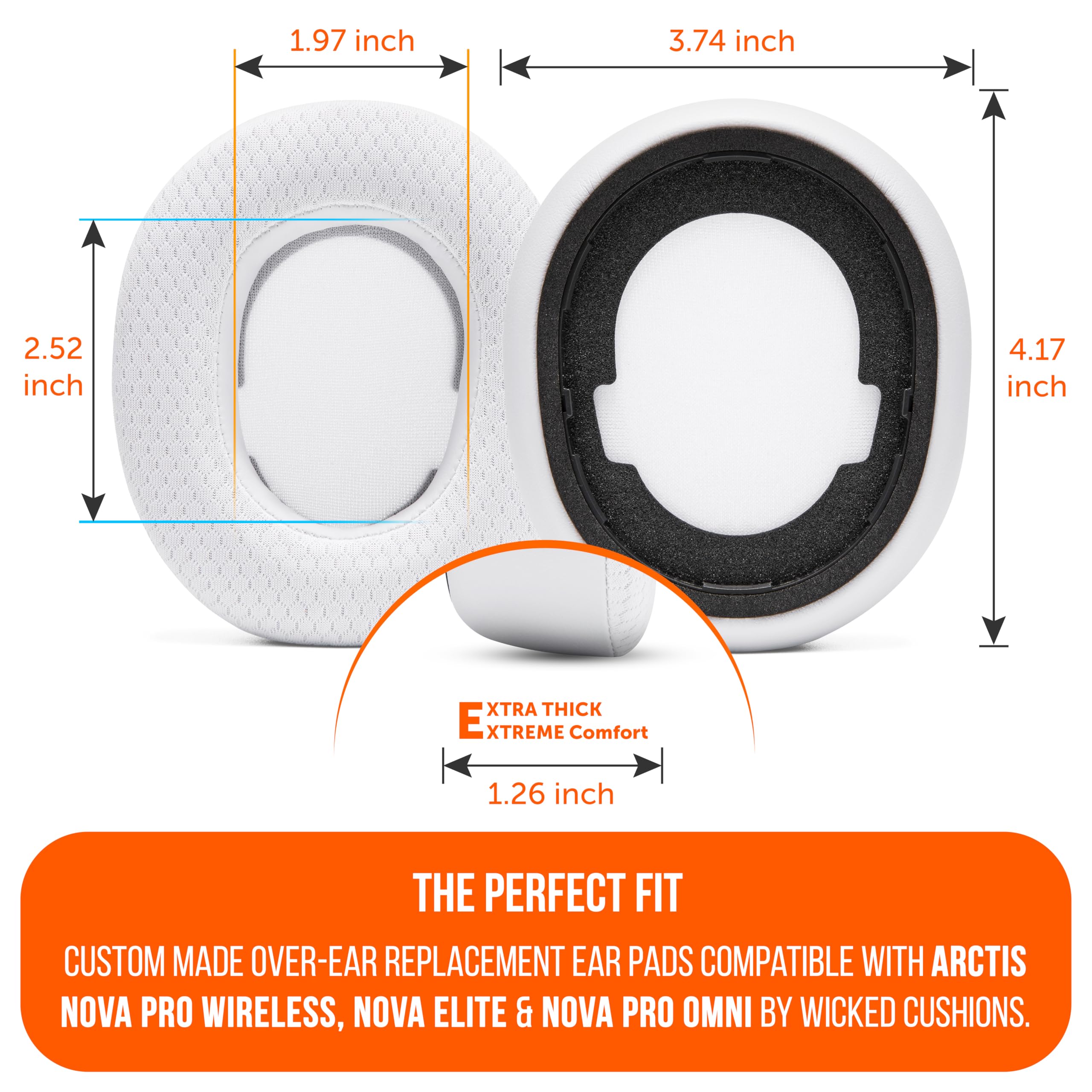 Amazon.com: WC Freeze Nova Pro Wireless - Earpads for Arctis Nova