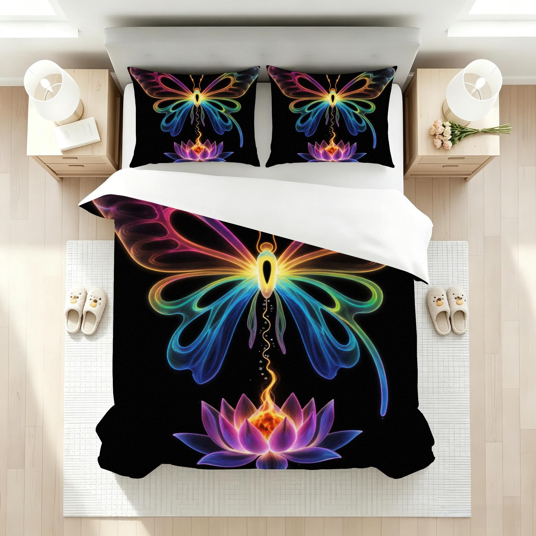 Funda Nórdica Cama 180, 240x260 cm Loto Morado, AQ2022