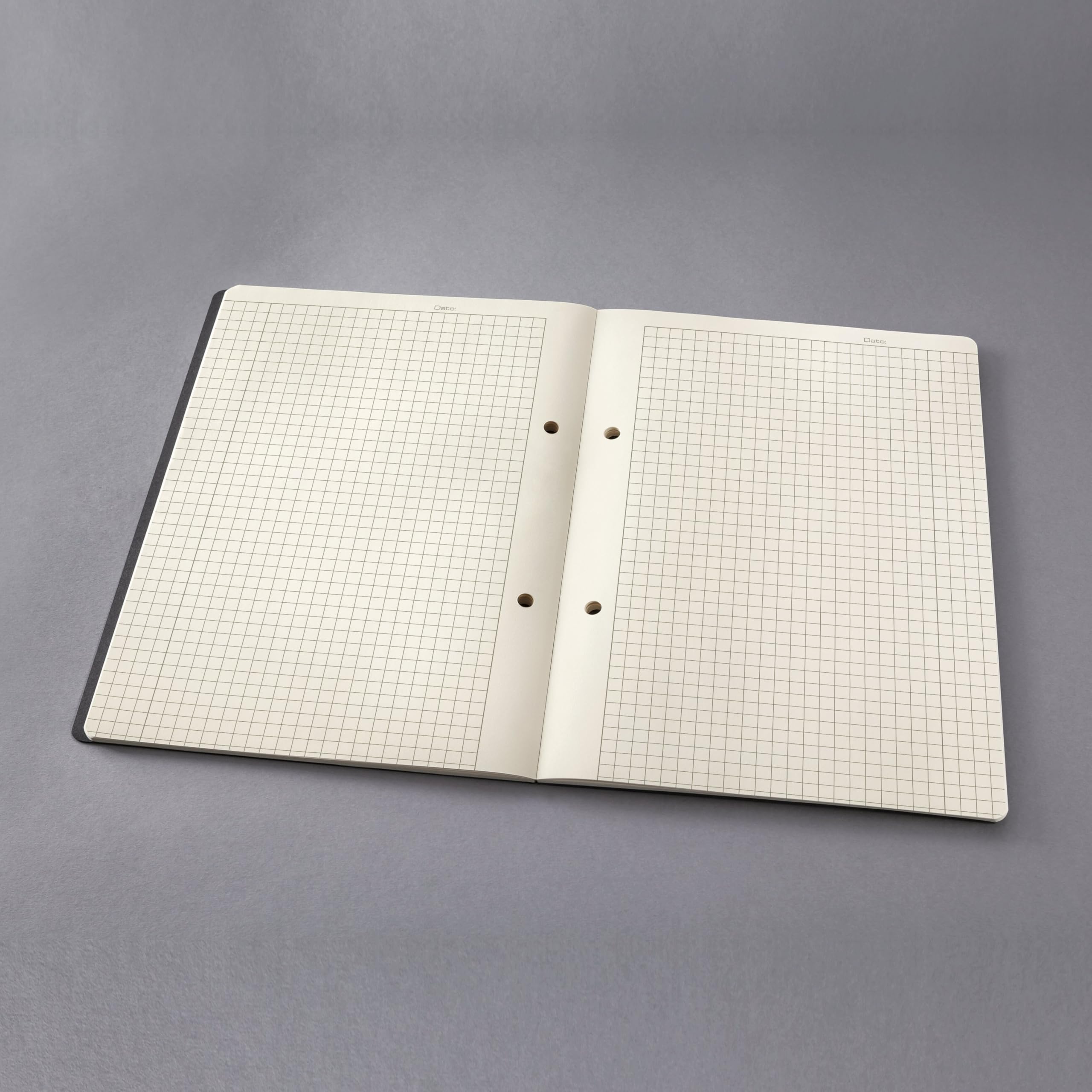Sigel Conceptum Notizblock A5 Kariert Schwarz 60 Blatt 5er Pack | CO802/5 edler Schreibblock aus nachhaltigem Papier