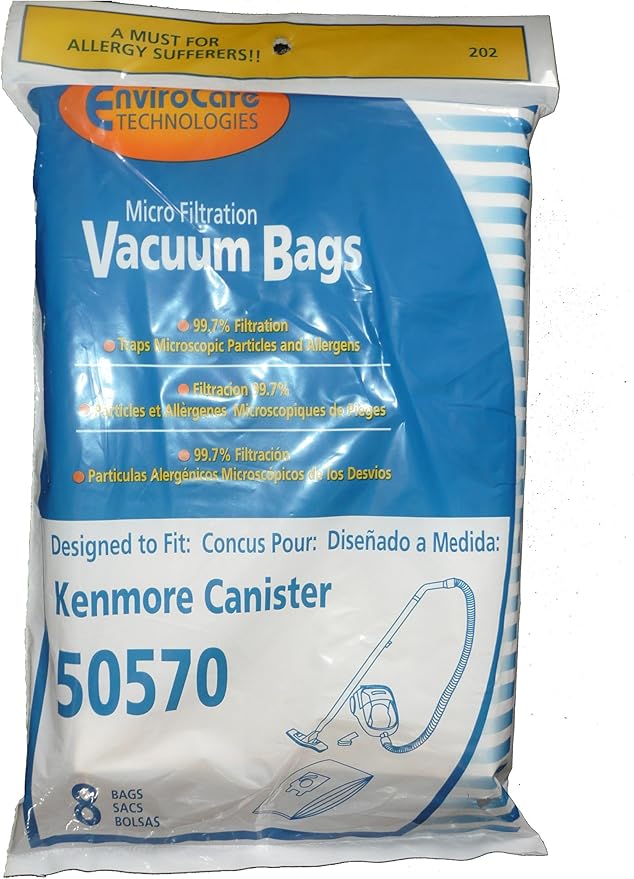 96 Kenmore I Ultra Care 50570 Sears Vacuum Bag, Canister