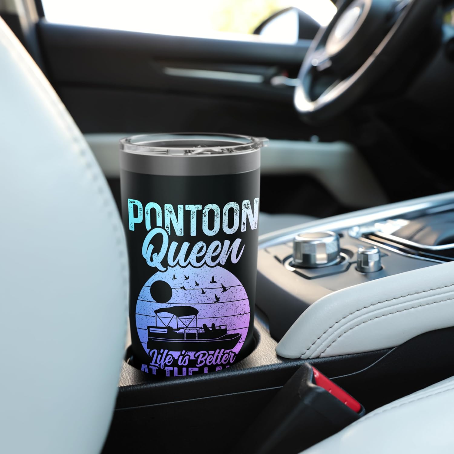 Pontoon Queen Stainless Steel Insulated Tumbler - Image 6